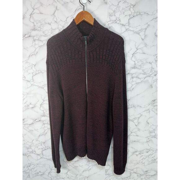 Calvin Klein Men’s Zip Cardigan Sweater sz XL - Picture 2 of 7